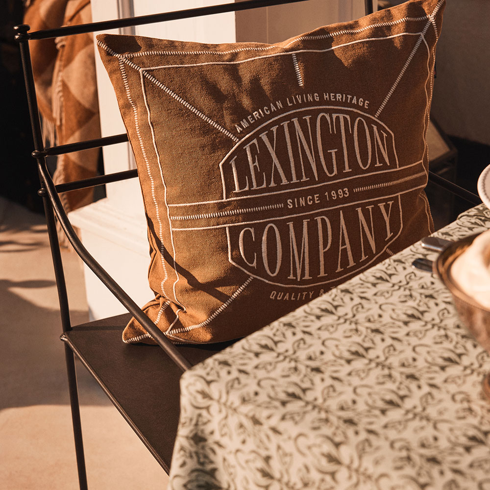 Lexington Logo Washed Organic Cotton Kuddfodral